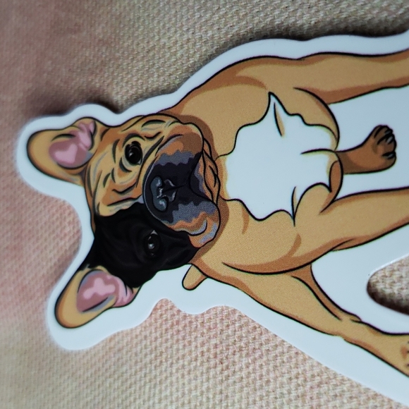 (J) Frenchie Bulldog Sticker Doggie Dog Mom Puppy - Picture 2 of 5
